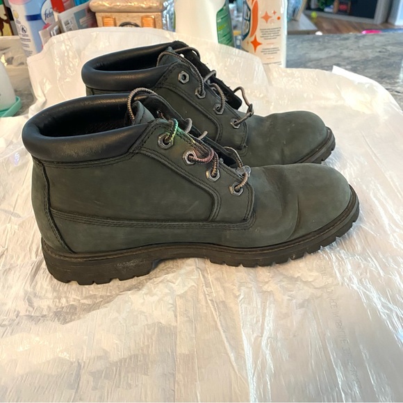 Timberland boots Nellie Chukka deep green SZ 8.5 Worn once - Picture 12 of 15